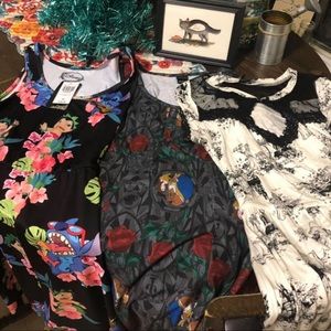 3 Disney Hot Topic Dresses